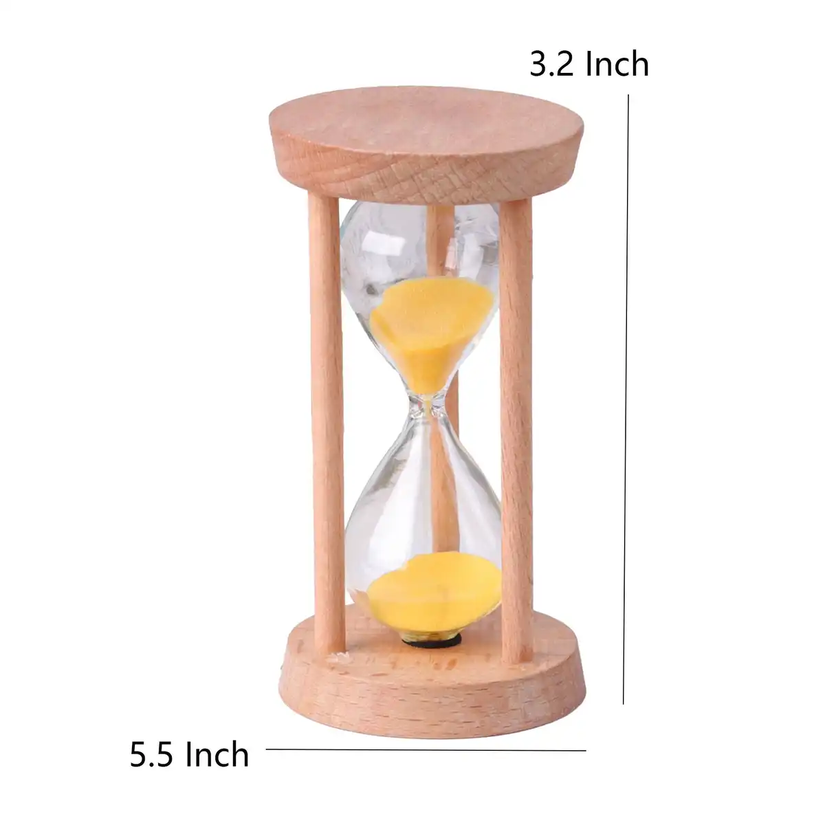 Wooden Hourglass Timer Sand Clock product detail view