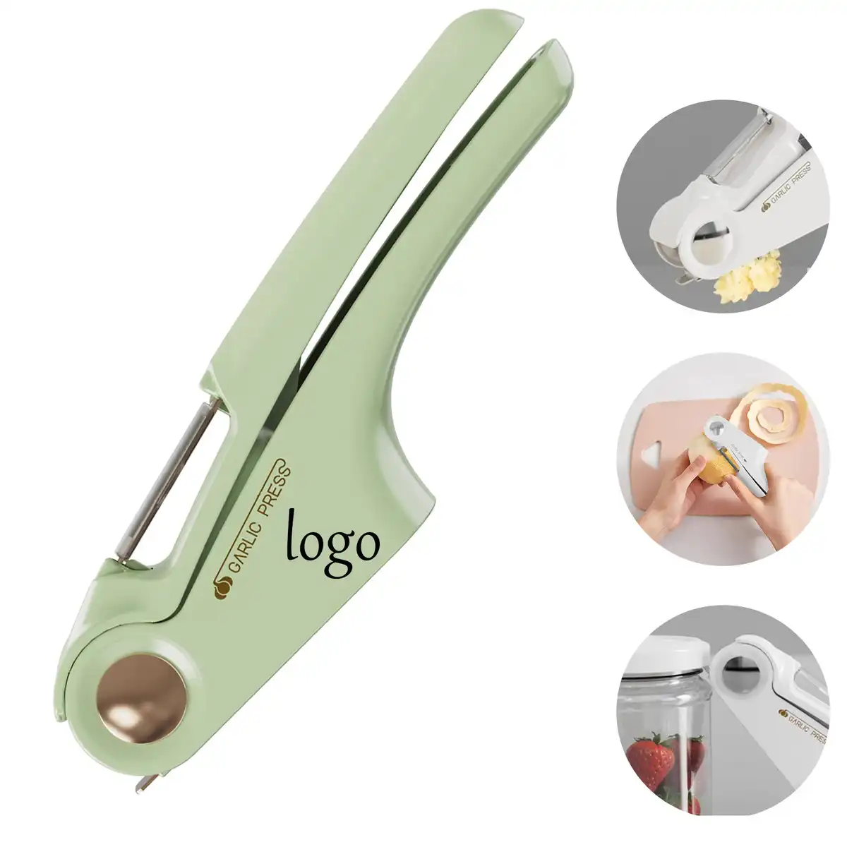 Heavy Duty Stainless Garlic Crusher