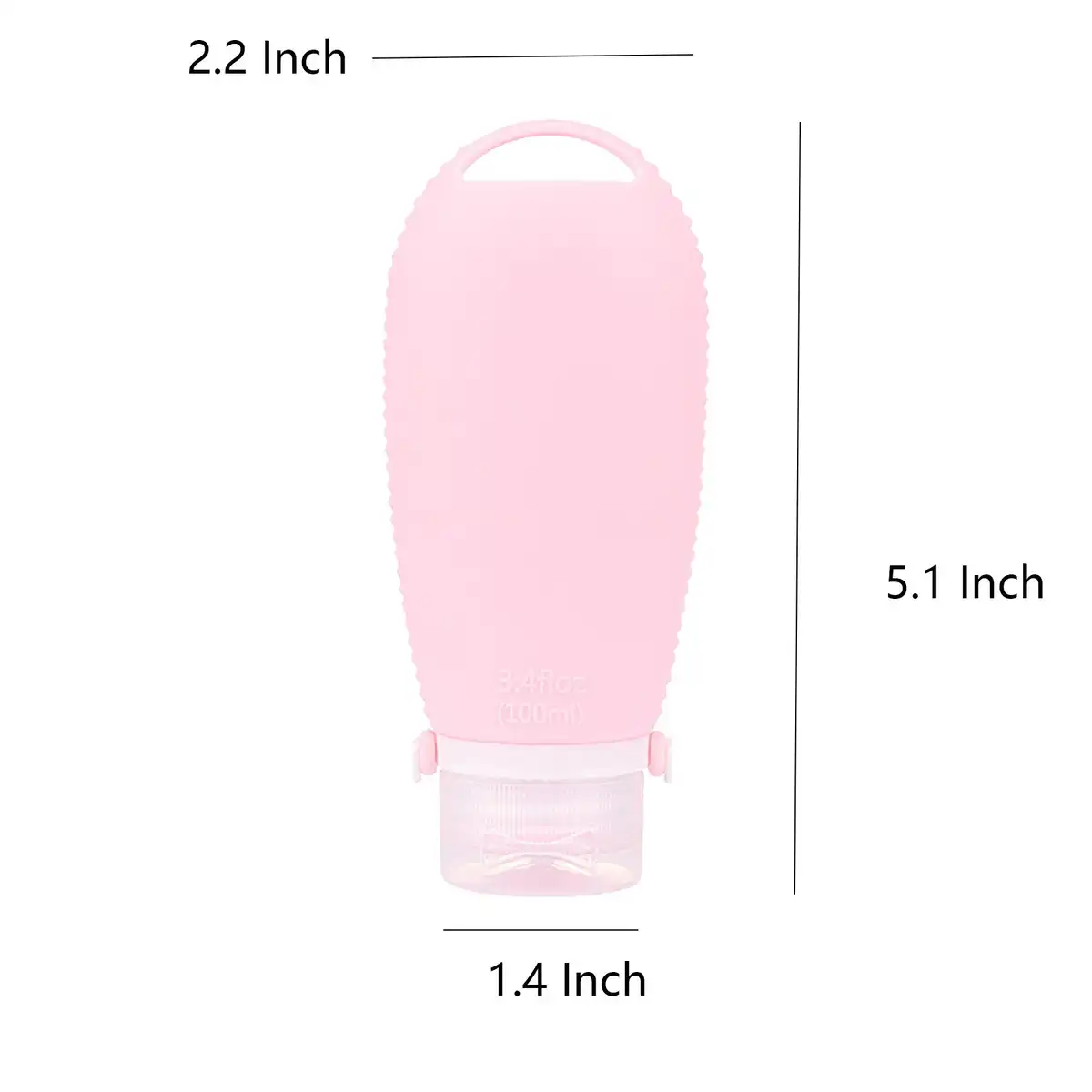 Leakproof Silicone Travel Bottle with Brush product detail view