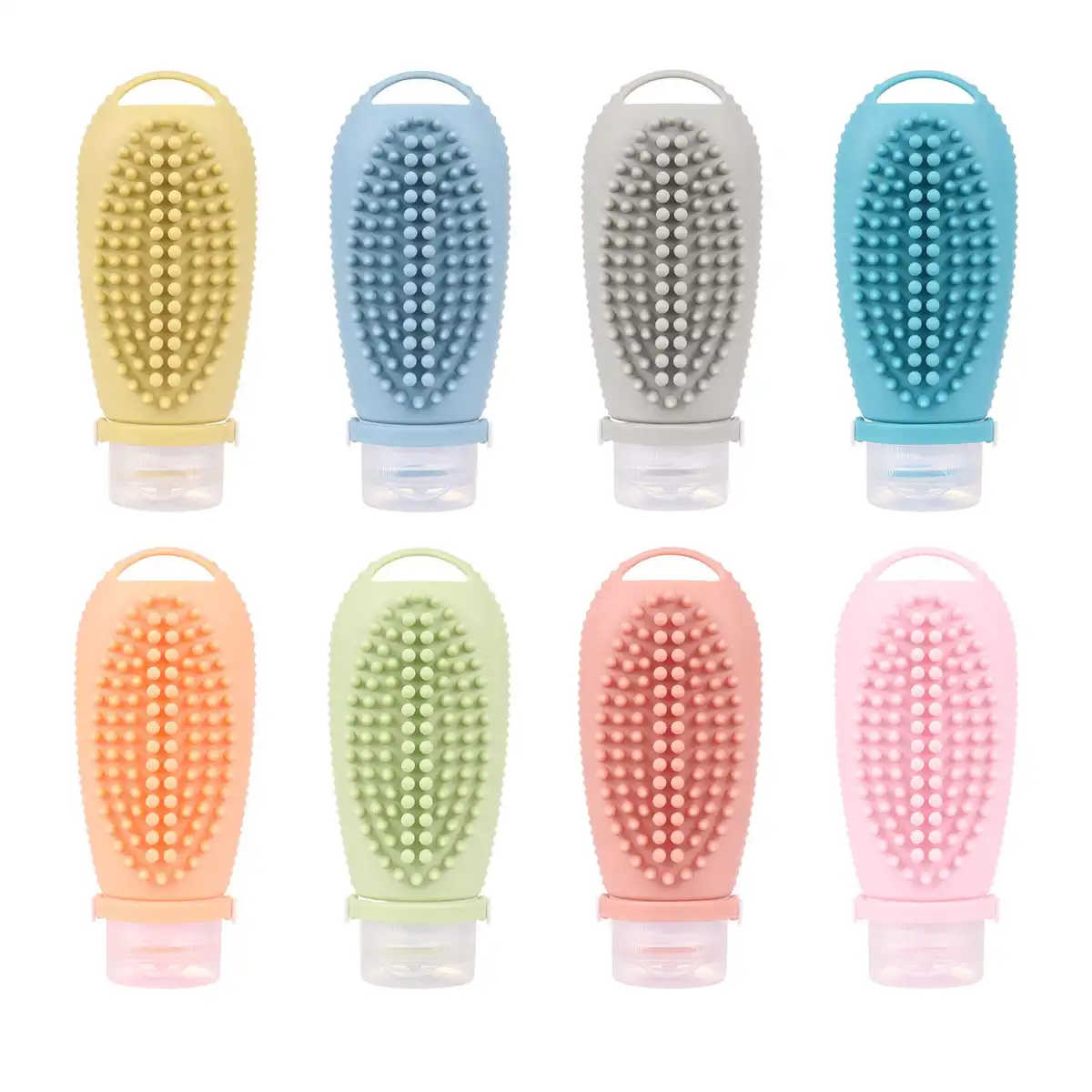 Leakproof Silicone Travel Bottle with Brush alternate product angle