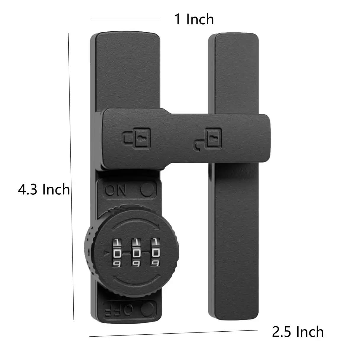 Secure Zinc Alloy Gate Lock product detail view