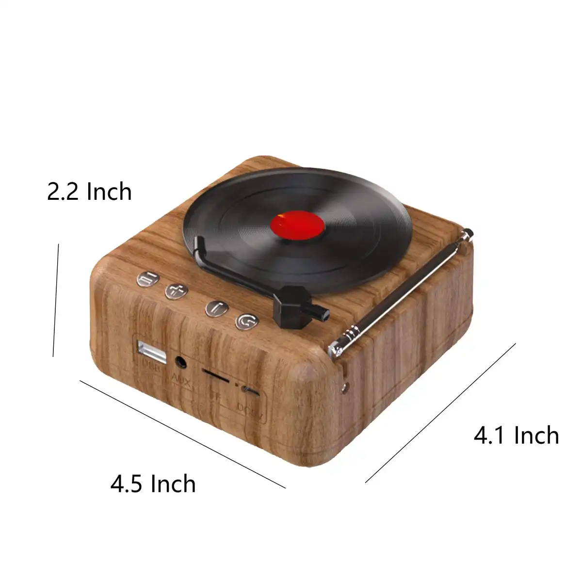 Retro Bluetooth Turntable Speaker product detail view
