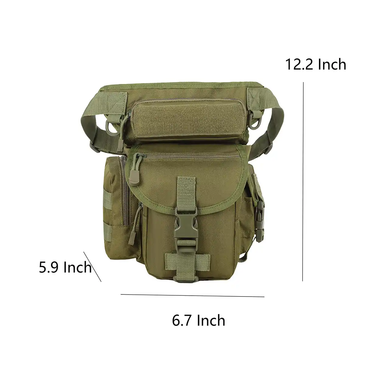 Tactical Motorcycle Leg Bag product detail view