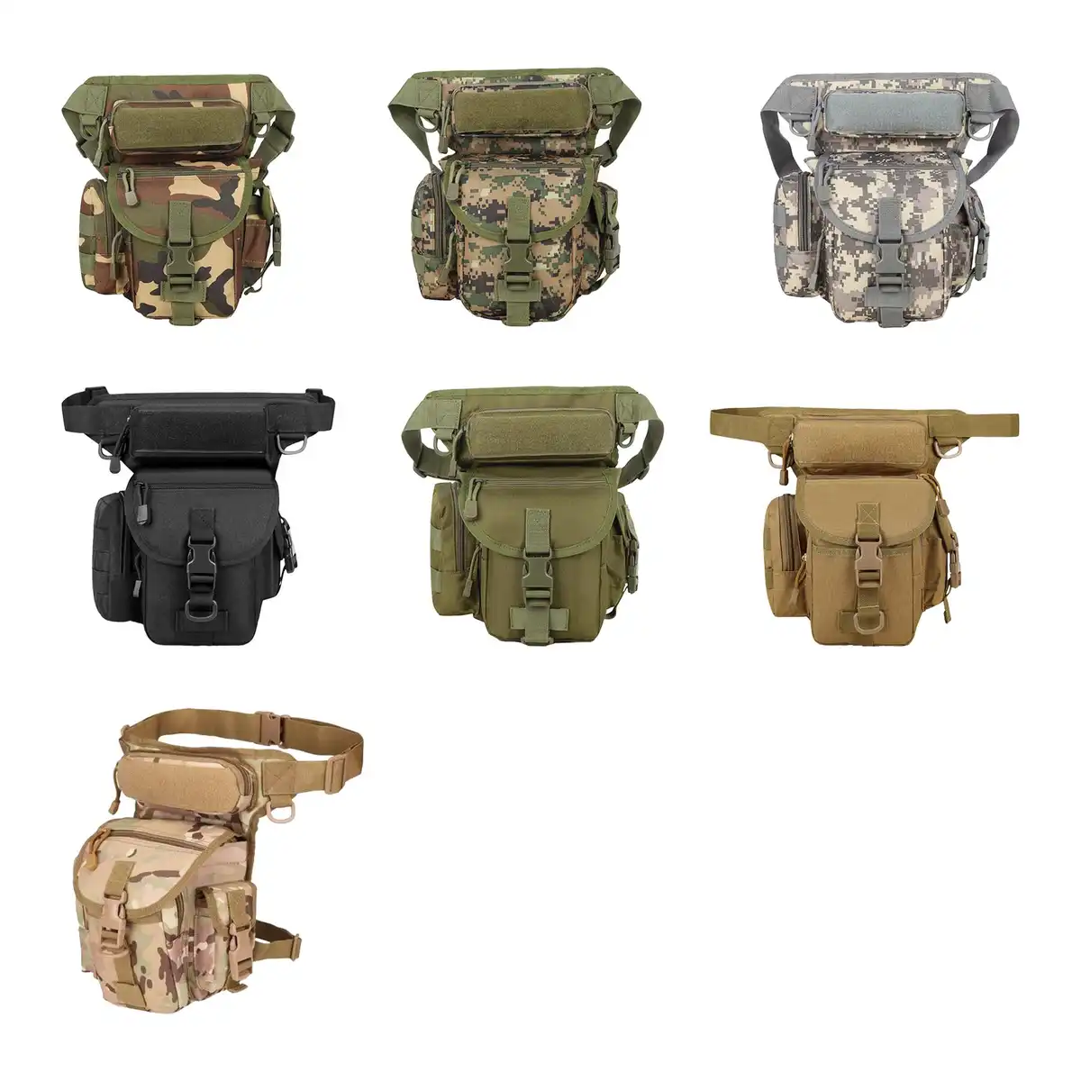 Tactical Motorcycle Leg Bag alternate product angle