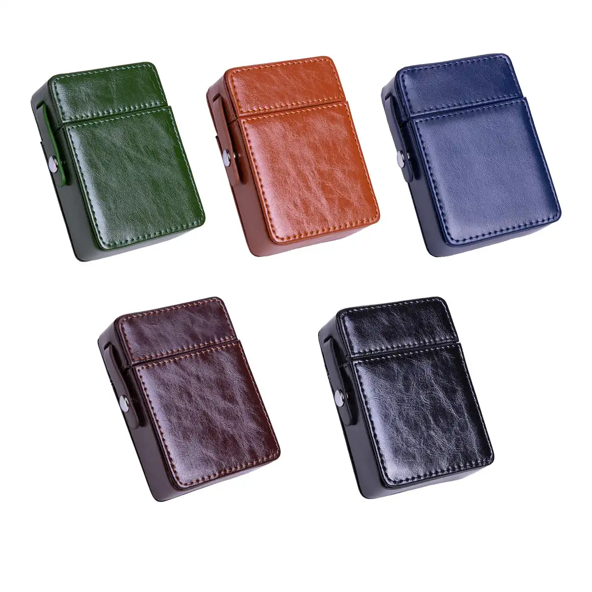 Sleek Leather Cigarette Holder alternate product angle