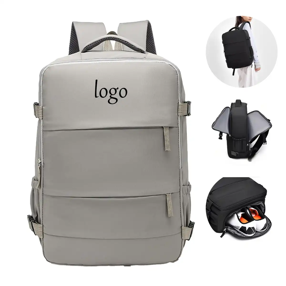 Unisex Nylon Laptop Backpack