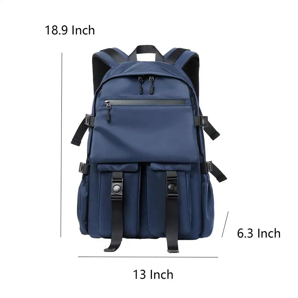 Urban Commuter Backpack with Earbuds Pouch product detail view