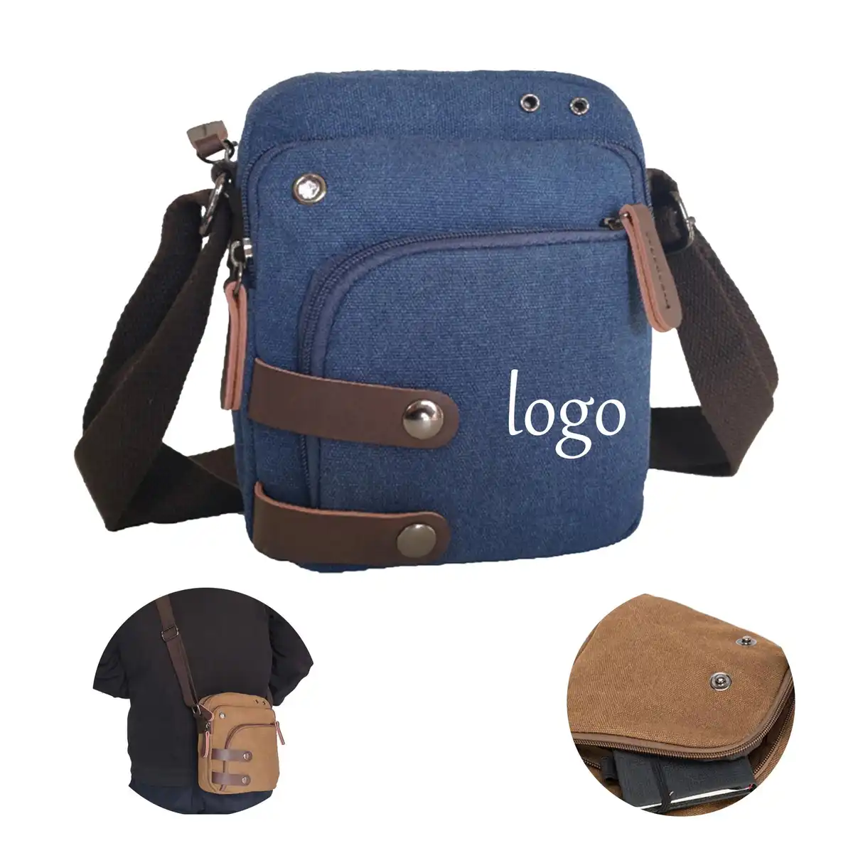 Water Resistant Nylon Sling Bag