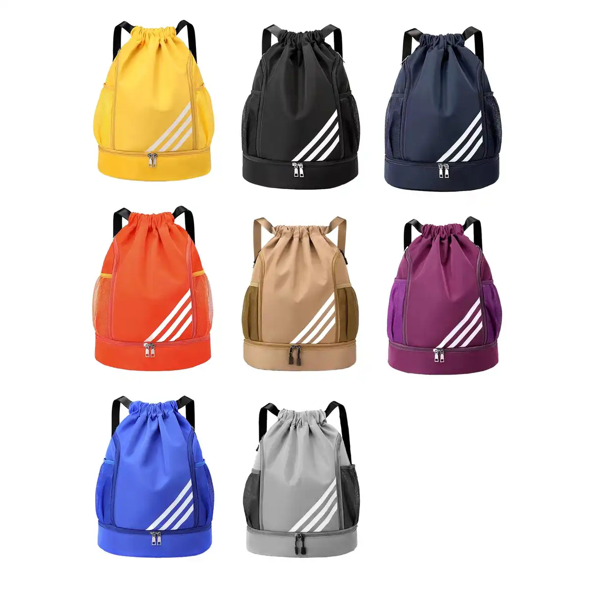 Waterproof Gym Backpack Shoe Compartment alternate product angle