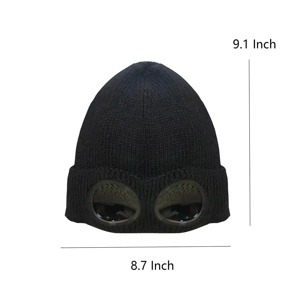 Unisex Knit Hat Goggle Set product detail view