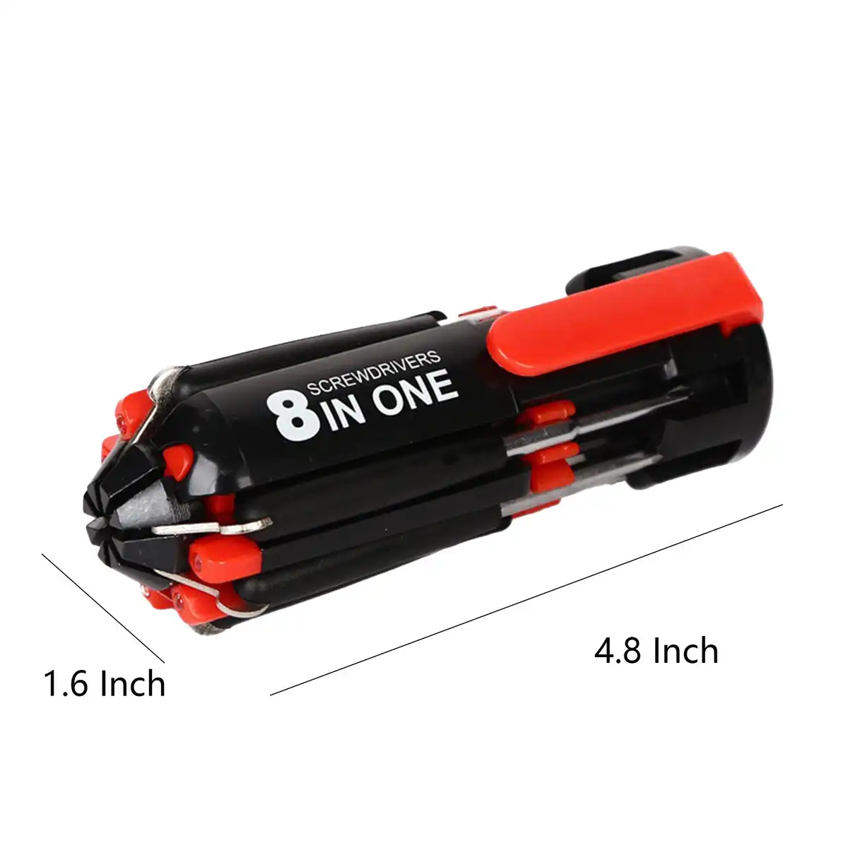 8-in-1 LED Flashlight Screwdriver Set product detail view
