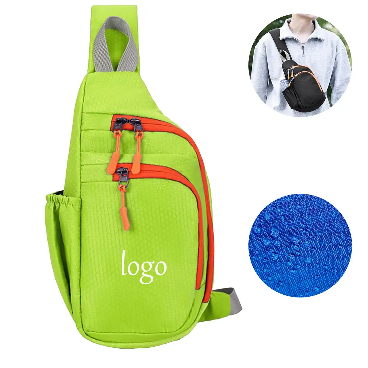 Waterproof Canvas Messenger Bag