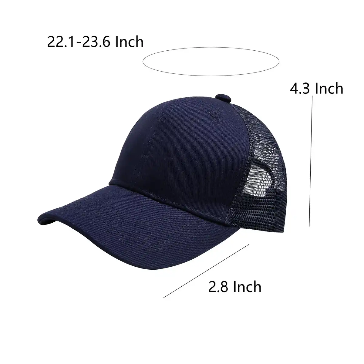 Breathable Cotton Twill Baseball Cap product detail view