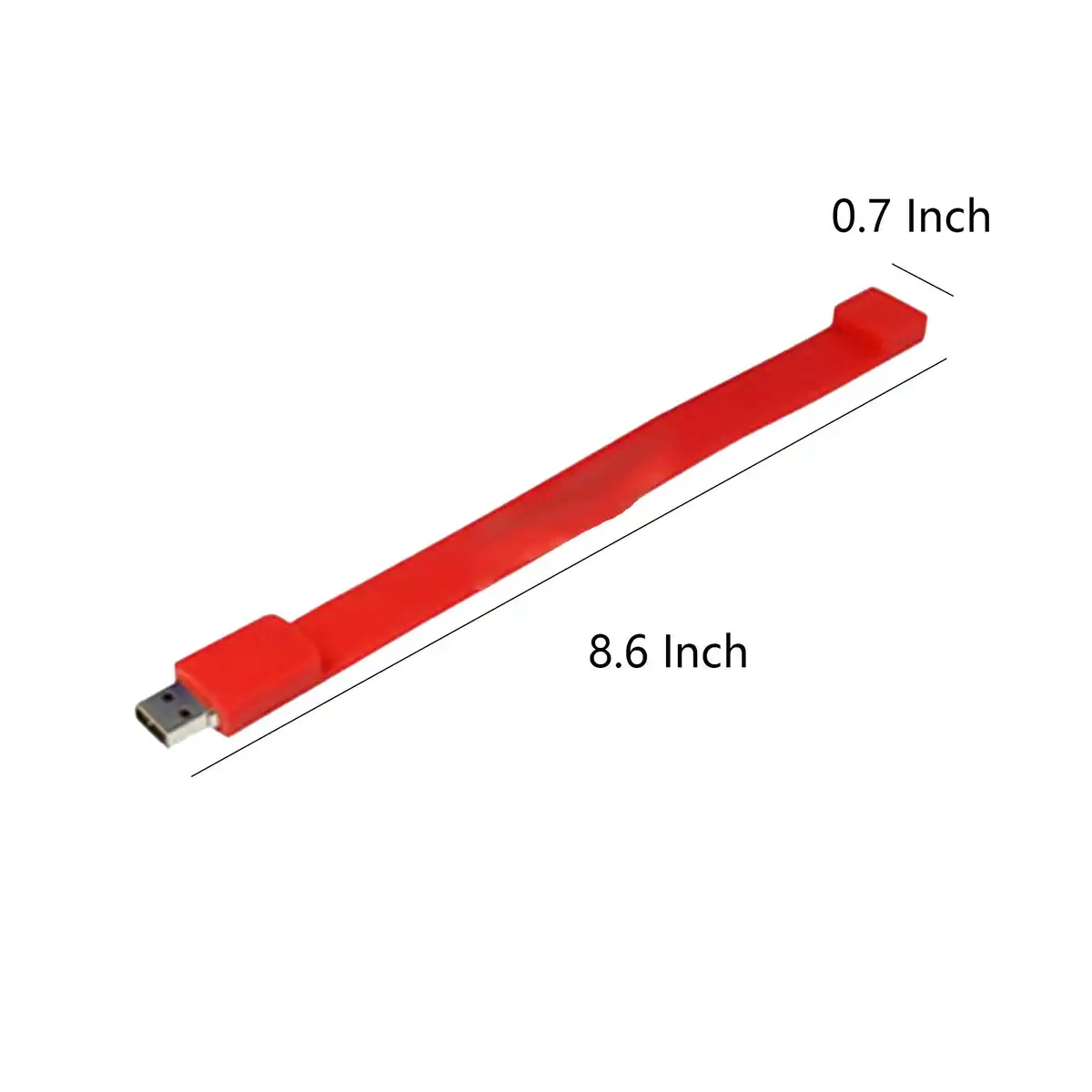 Flexible Silicone USB Bracelet Drive product detail view
