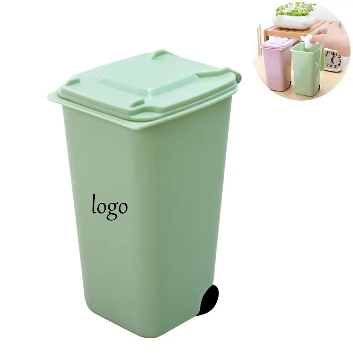Compact Desk Trash Bin