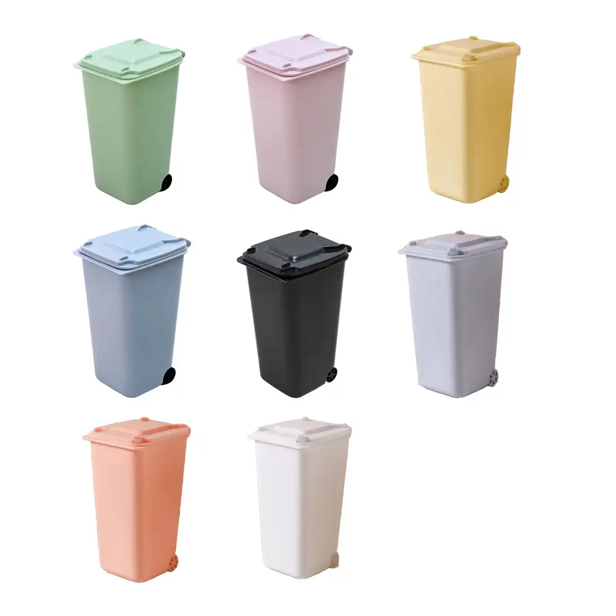 Compact Desk Trash Bin alternate product angle