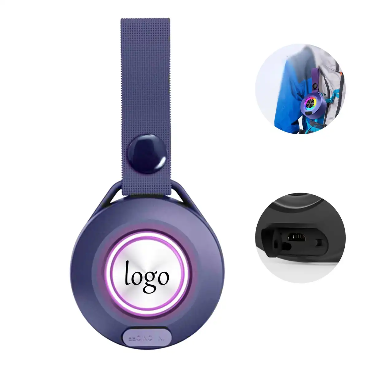 Waterproof Bluetooth Speaker with Lanyard