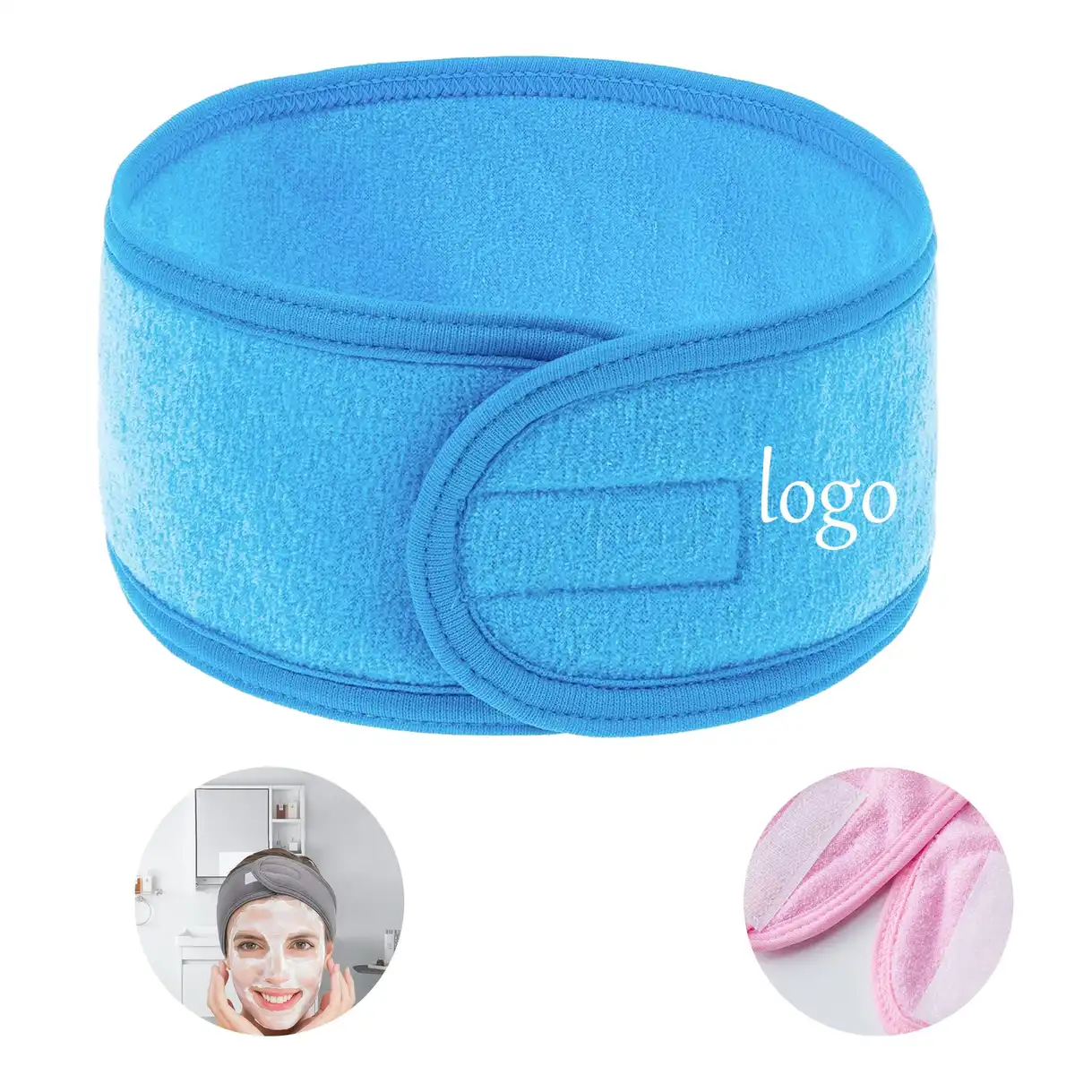 Soft Microfiber Spa Headband Set