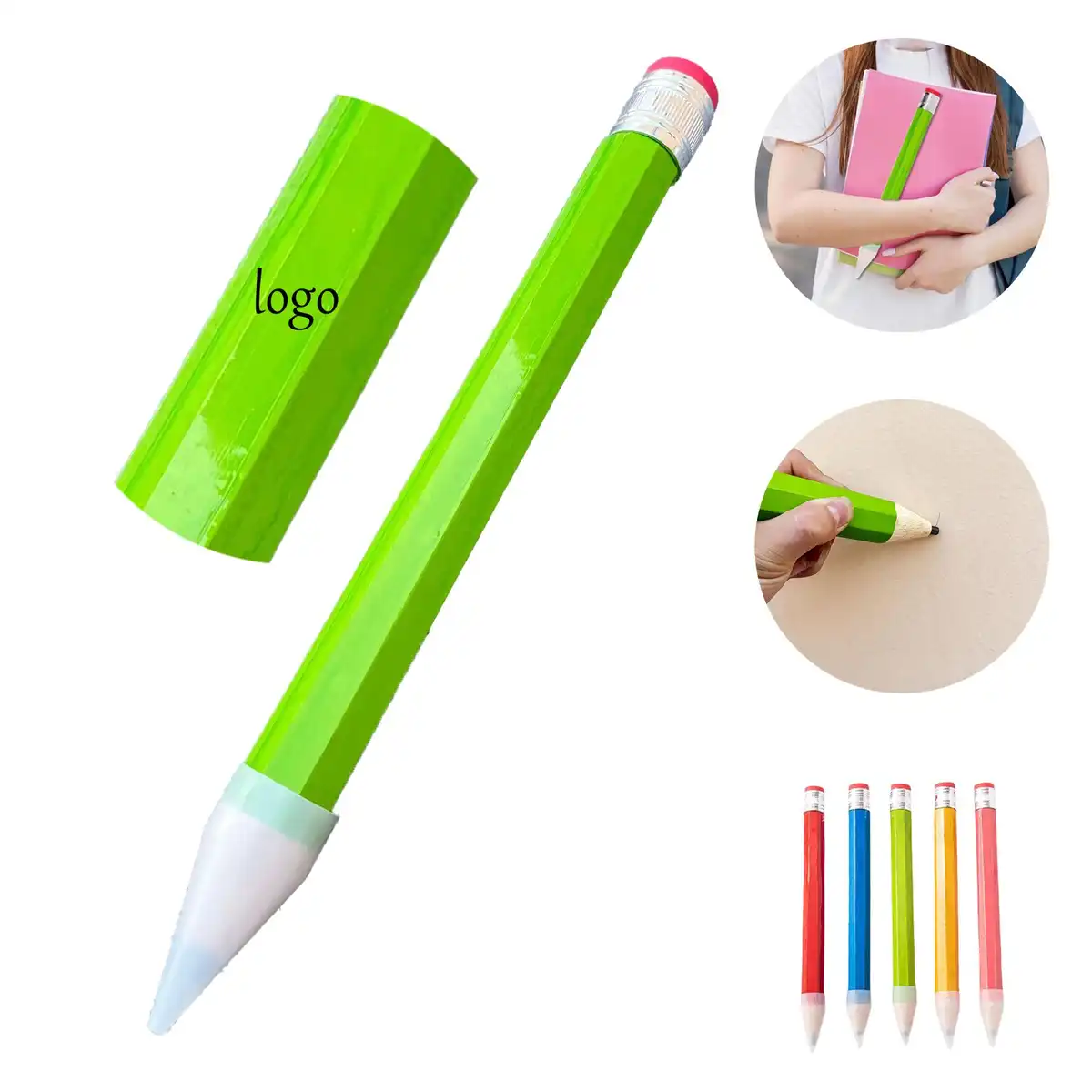 Jumbo Wooden Pencils for Creative Fun