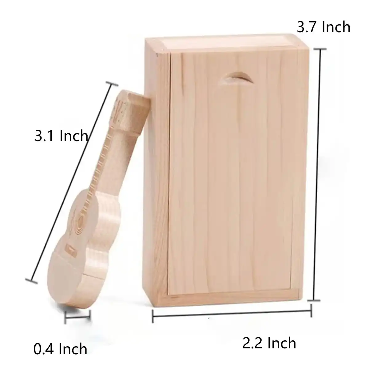 Wooden Guitar USB Drive 32GB product detail view