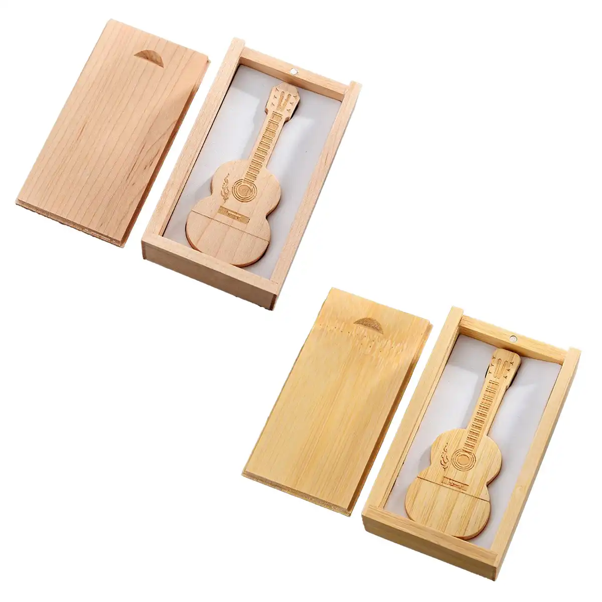 Wooden Guitar USB Drive 32GB alternate product angle
