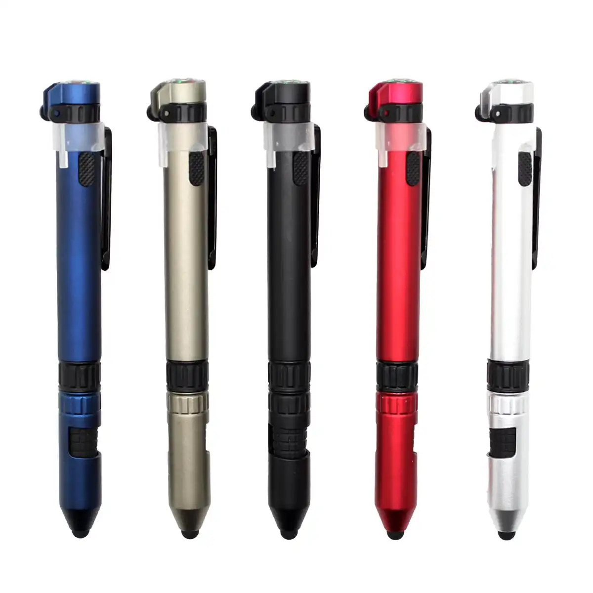 6-in-1 EDC Pen with LED Light alternate product angle