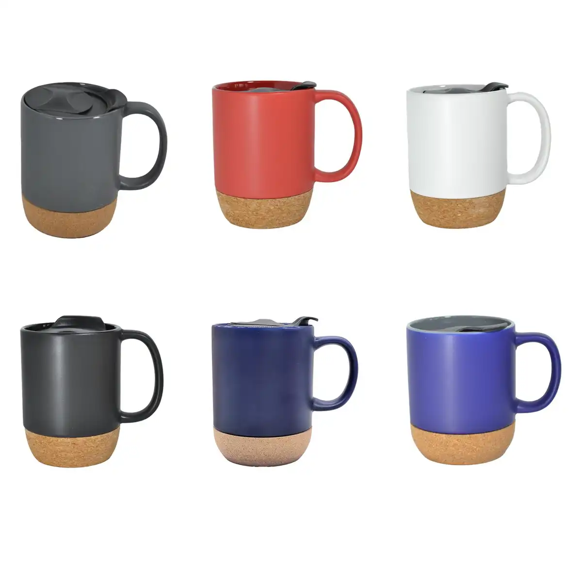 Ceramic Barista Mugs with Cork Base alternate product angle