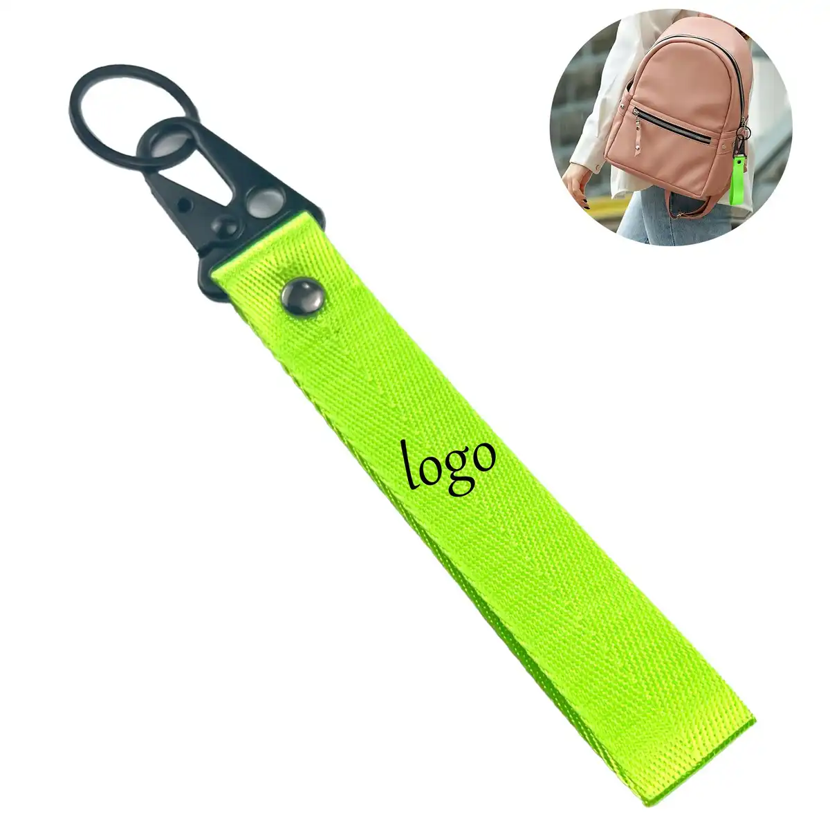 Eagle Nylon Wristband Key Holder
