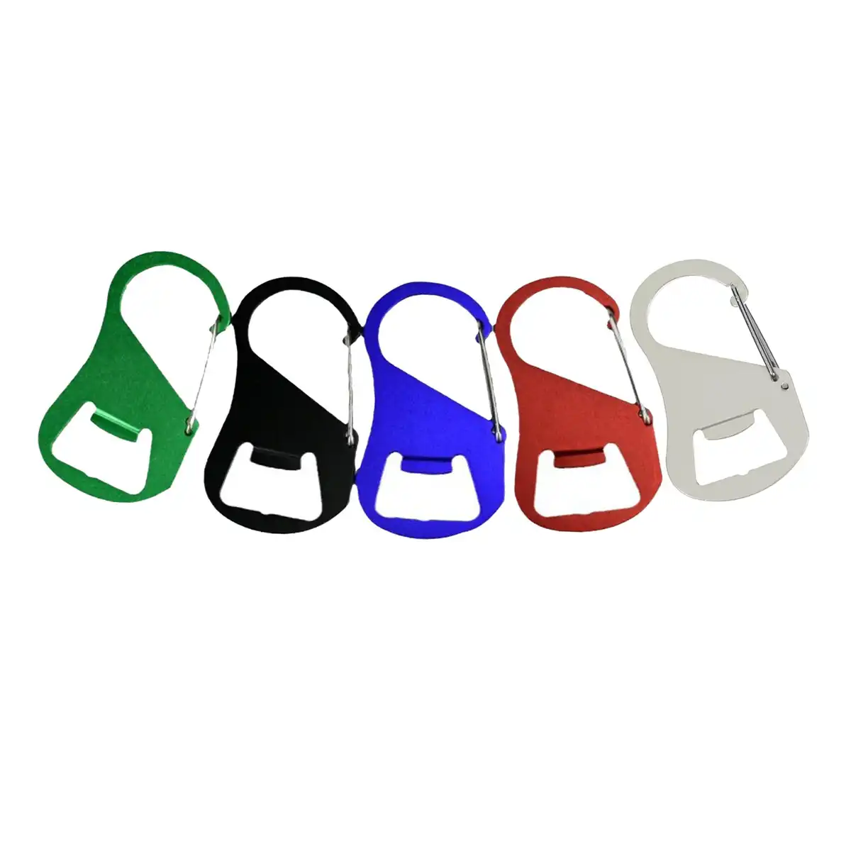 Rugged Metal Carabiner Bottle Opener alternate product angle