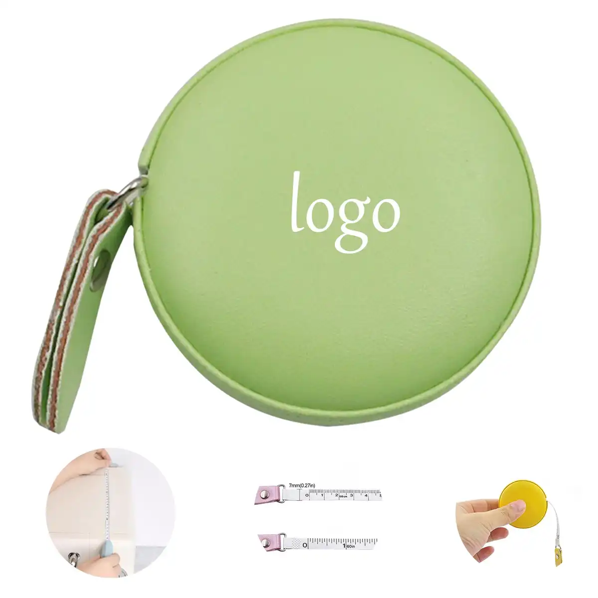 Sleek Leather Tape Measure
