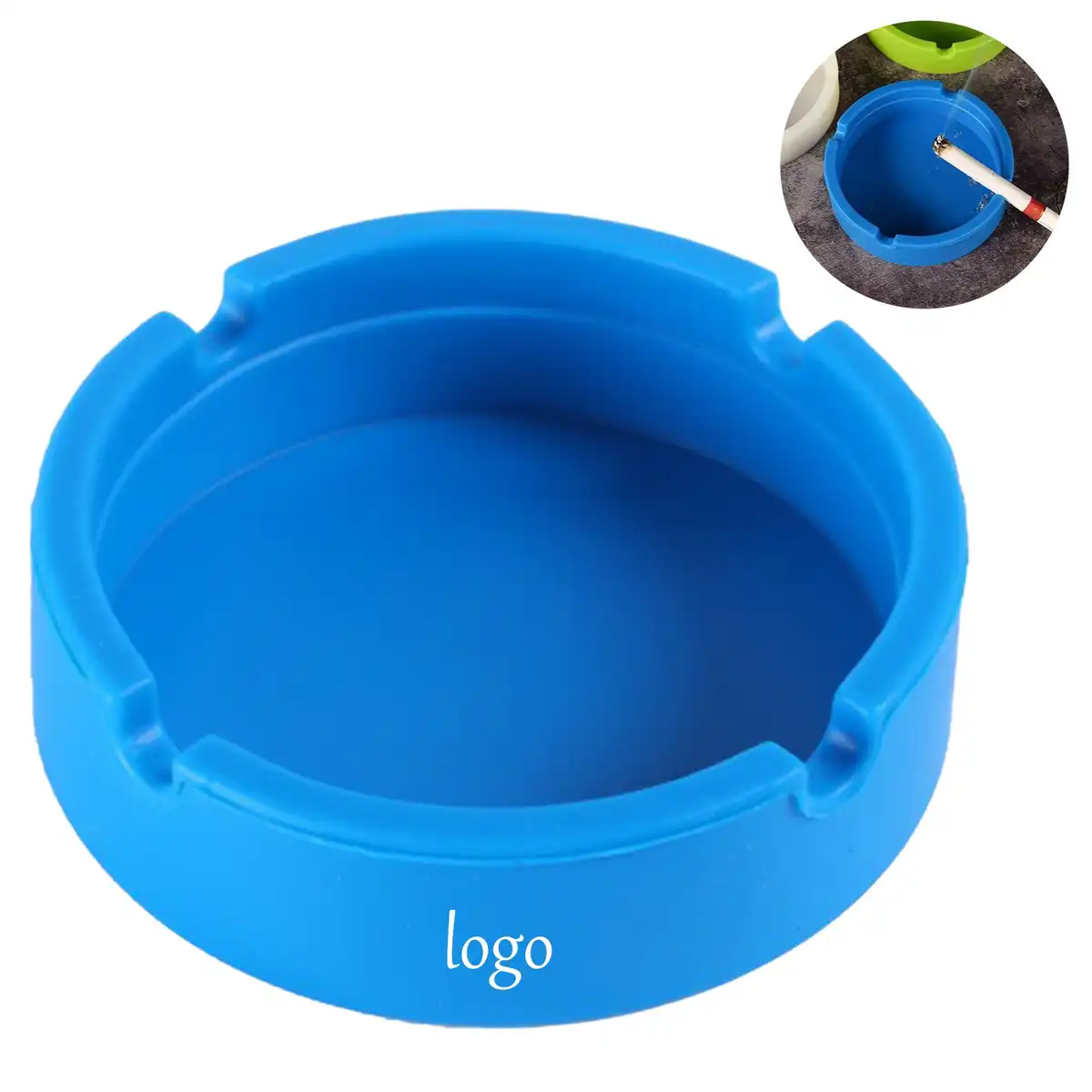 Flexible Silicone Ashtray Travel