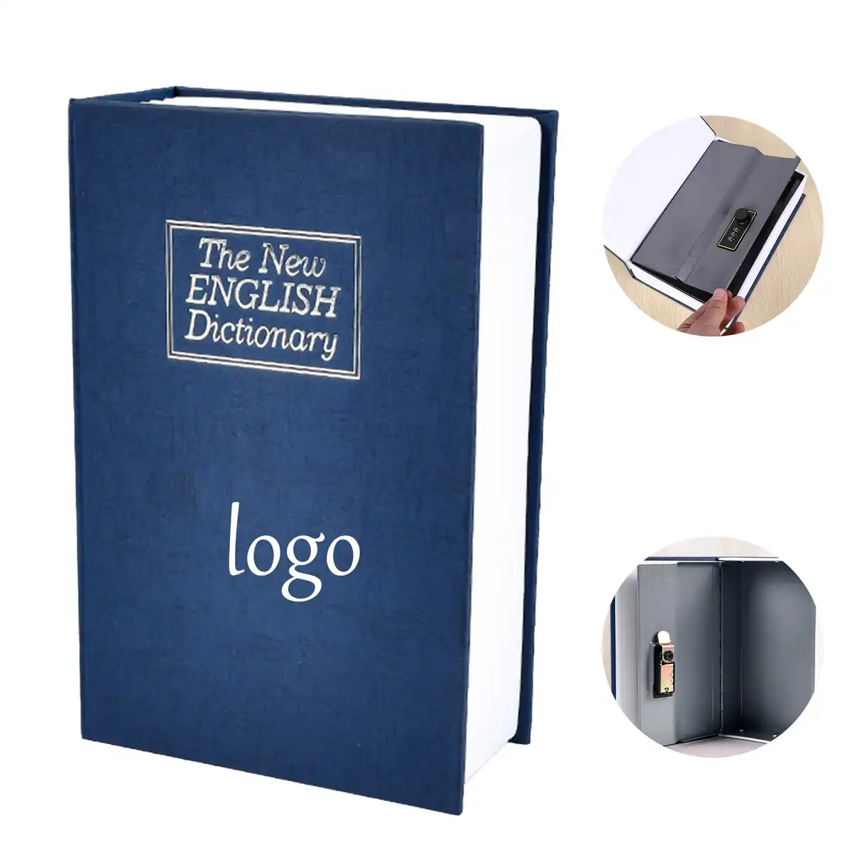 Alloy Book Safe with Combo Lock