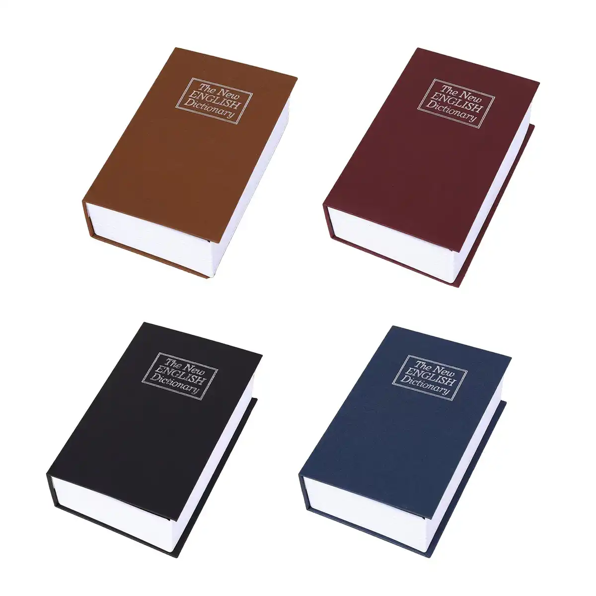 Alloy Book Safe with Combo Lock alternate product angle