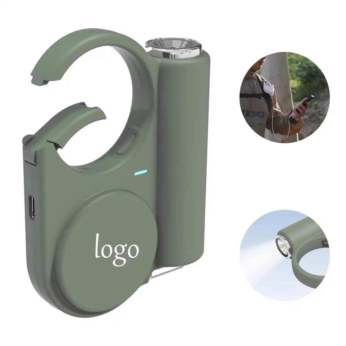 Retractable Cable Power Bank 5000mAh