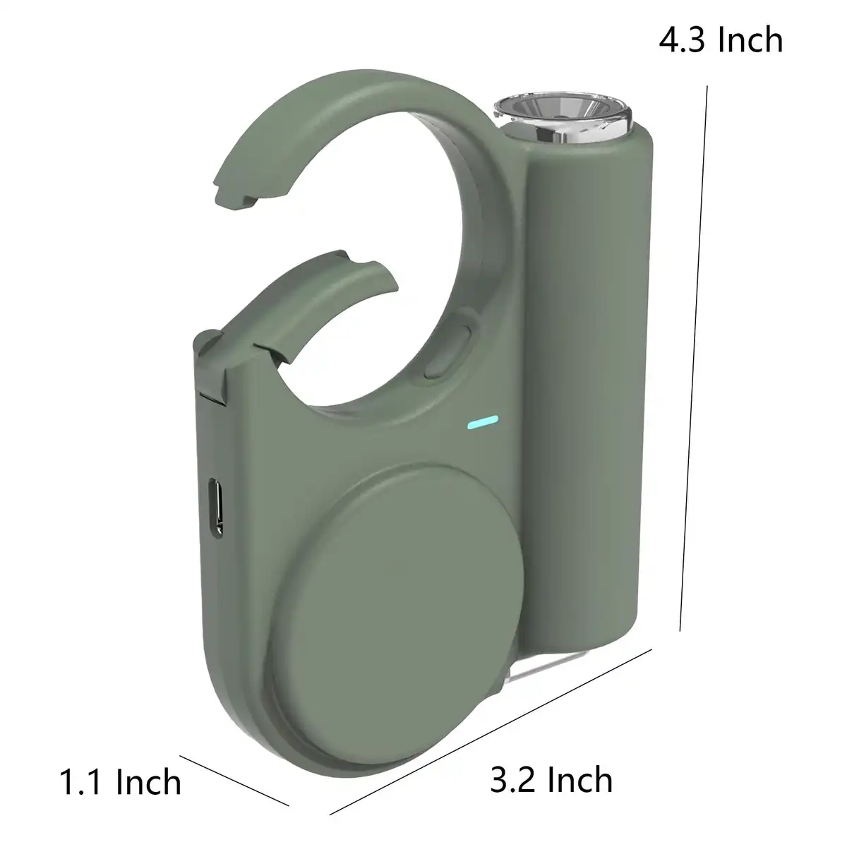 Retractable Cable Power Bank 5000mAh product detail view