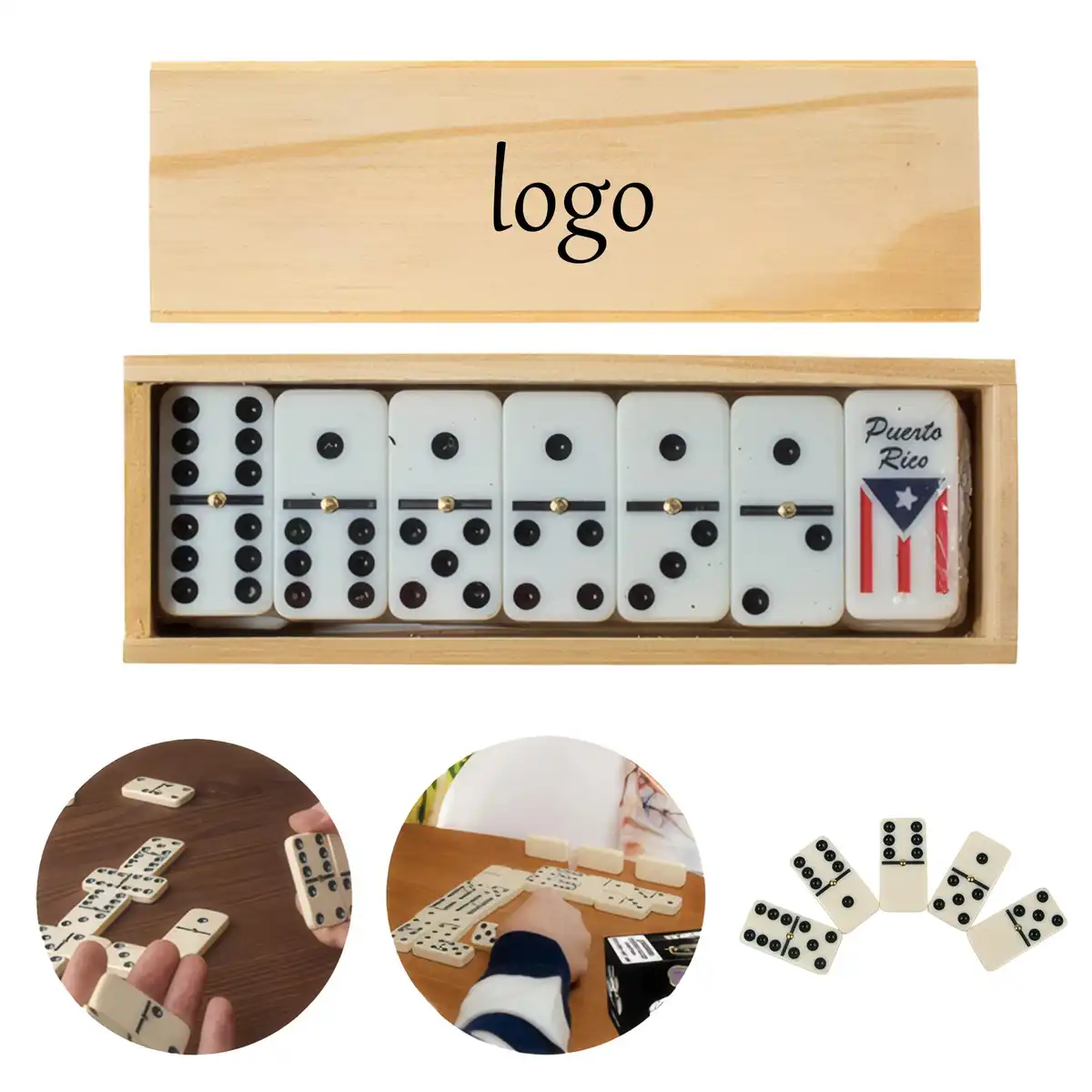 Ivory Domino Tiles Travel Set