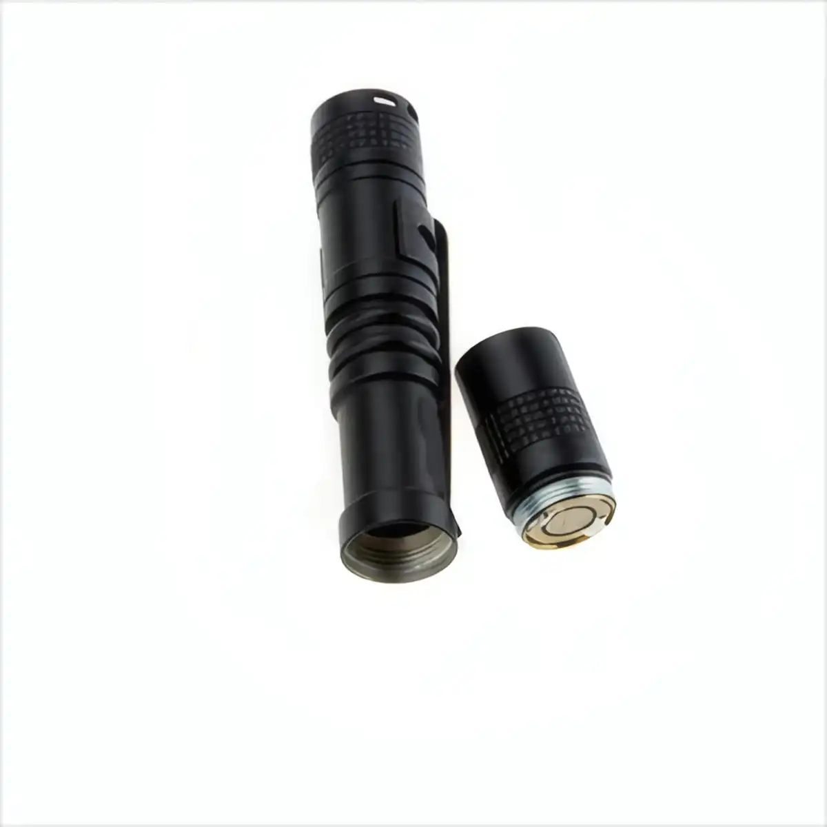 Mini LED Flashlight Keychain Clip alternate product angle