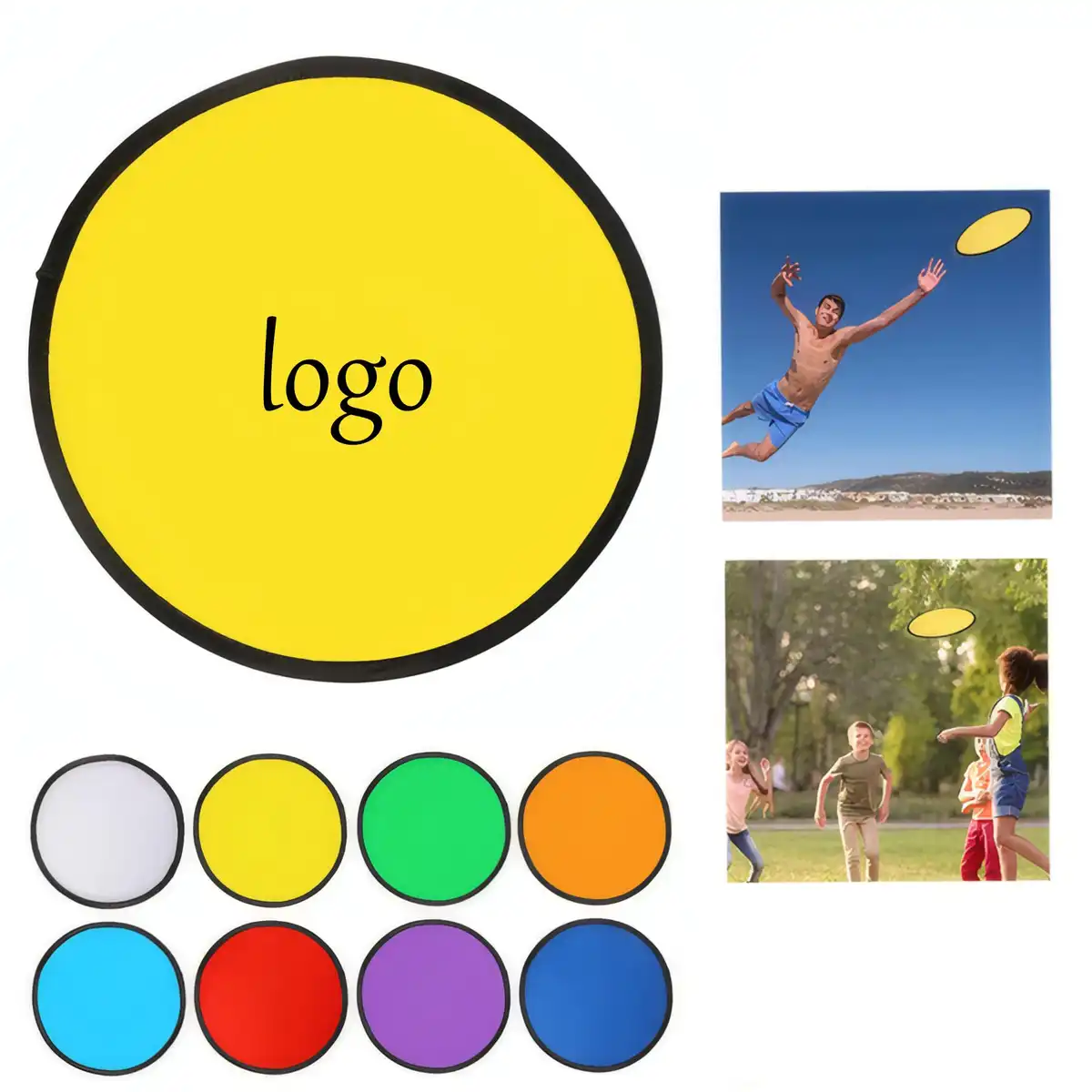 Portable Folding Flying Disc