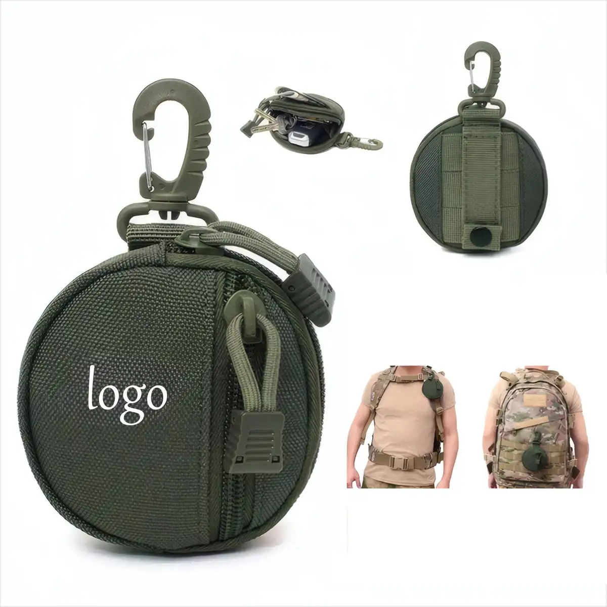 Durable Oxford Key Organizer Pouch