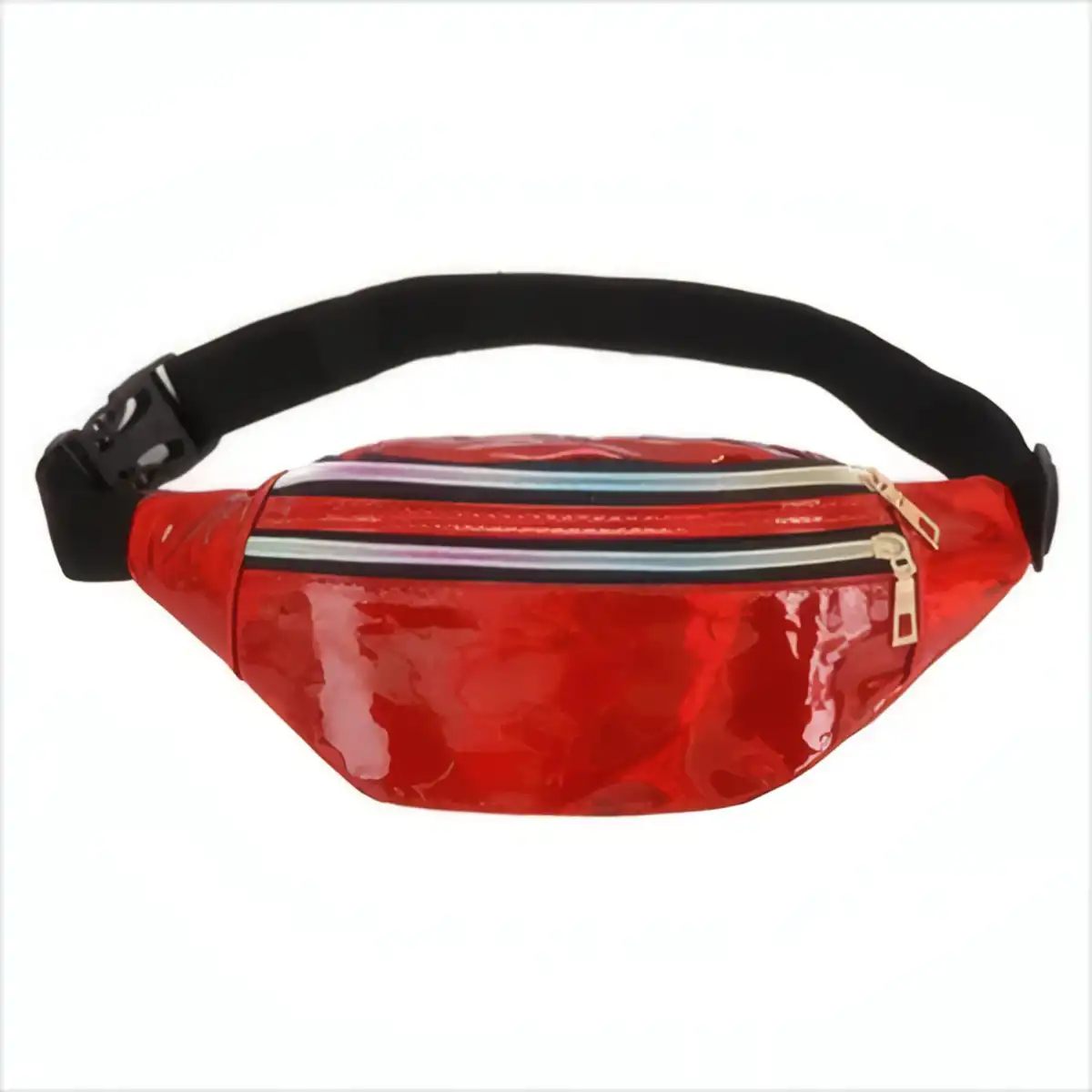 Adjustable Crossbody Belt Bag product with accessories