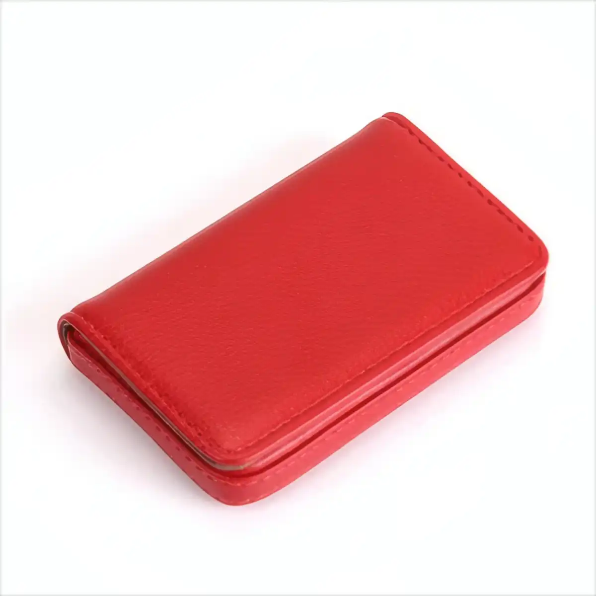 PU Leather Card Holder Wallet custom logo imprint view