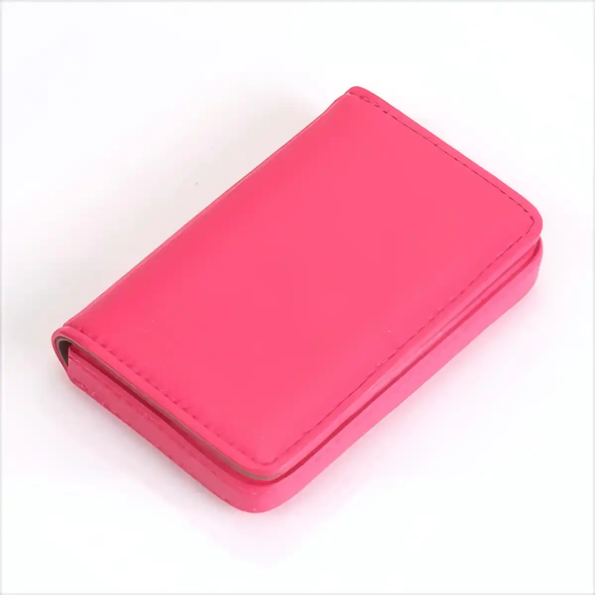 PU Leather Card Holder Wallet product in use
