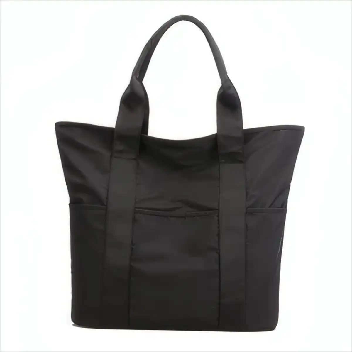 Waterproof Nylon Tote with Pockets product close-up