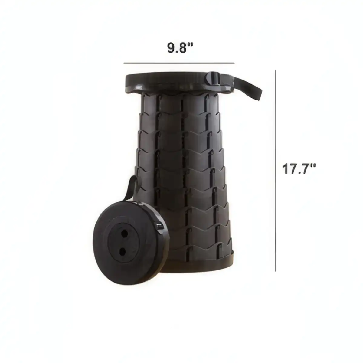 Portable Retractable Stool Heavy Duty product close-up