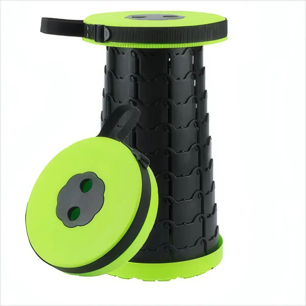 Portable Retractable Stool Heavy Duty product in use