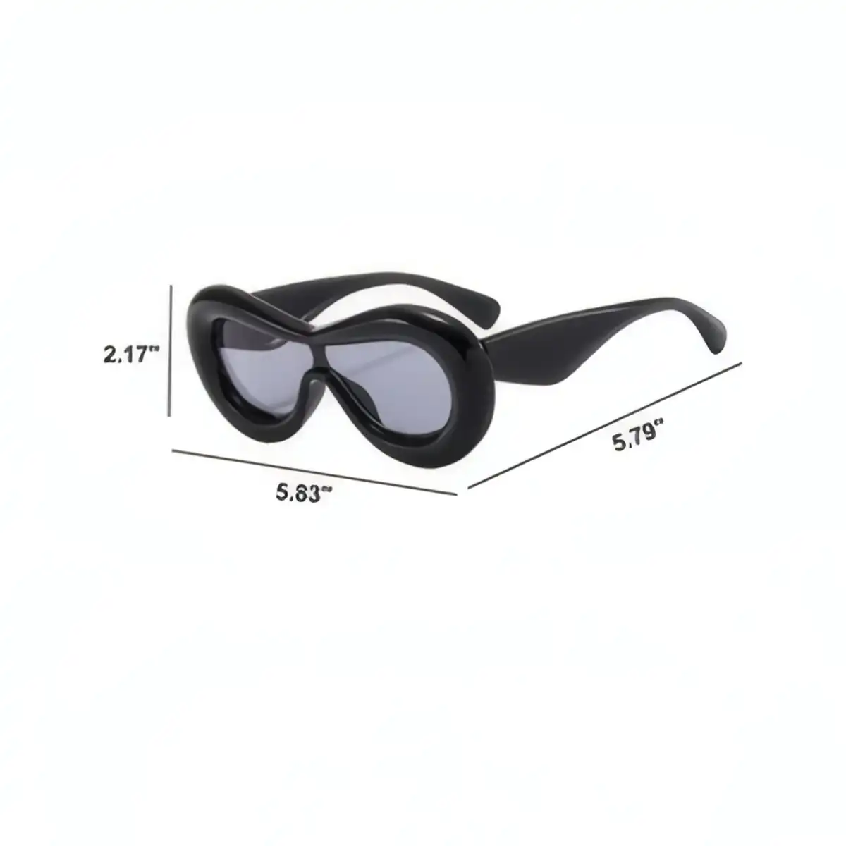 Bold Inflated UV Protection Sunglasses product detail view