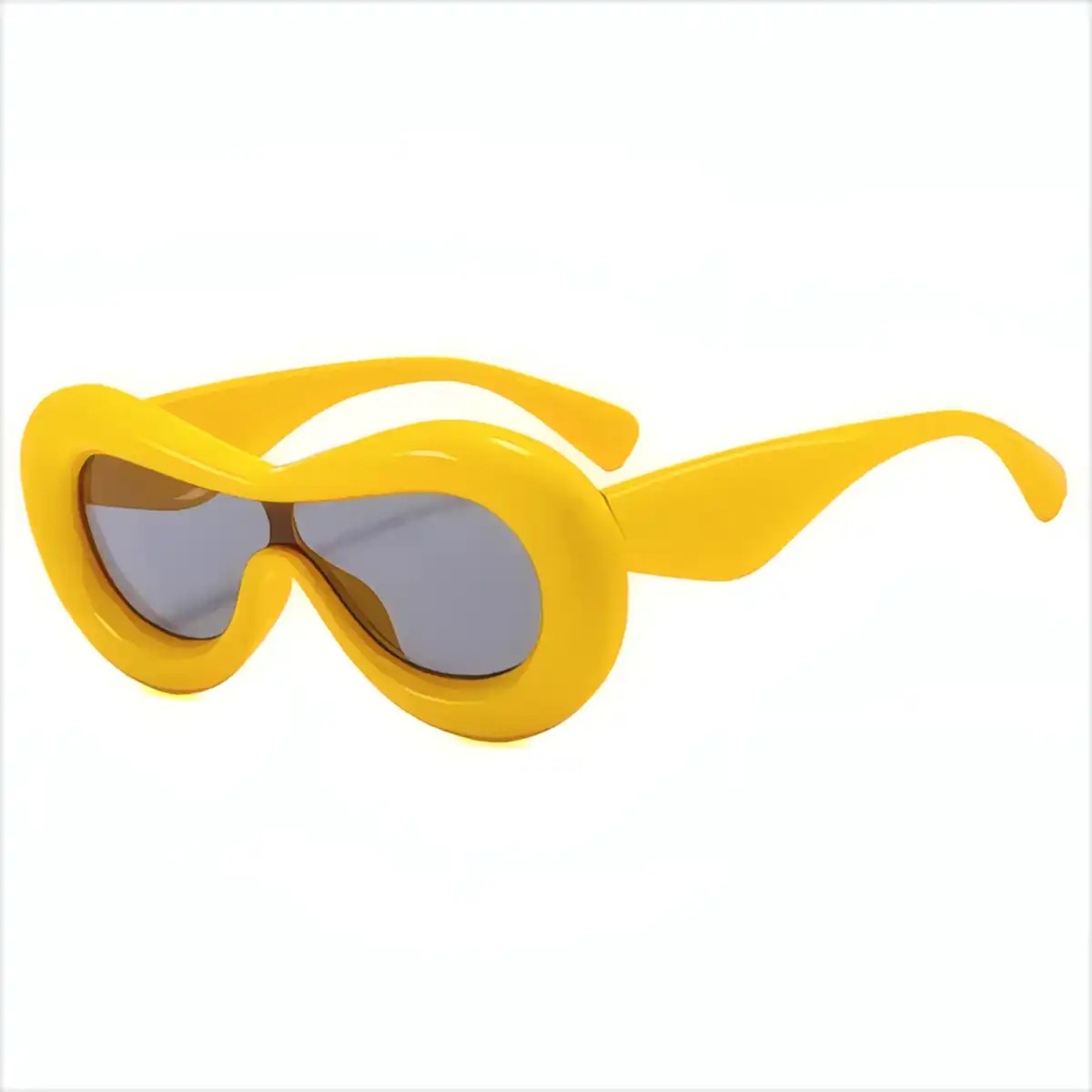 Bold Inflated UV Protection Sunglasses product with accessories