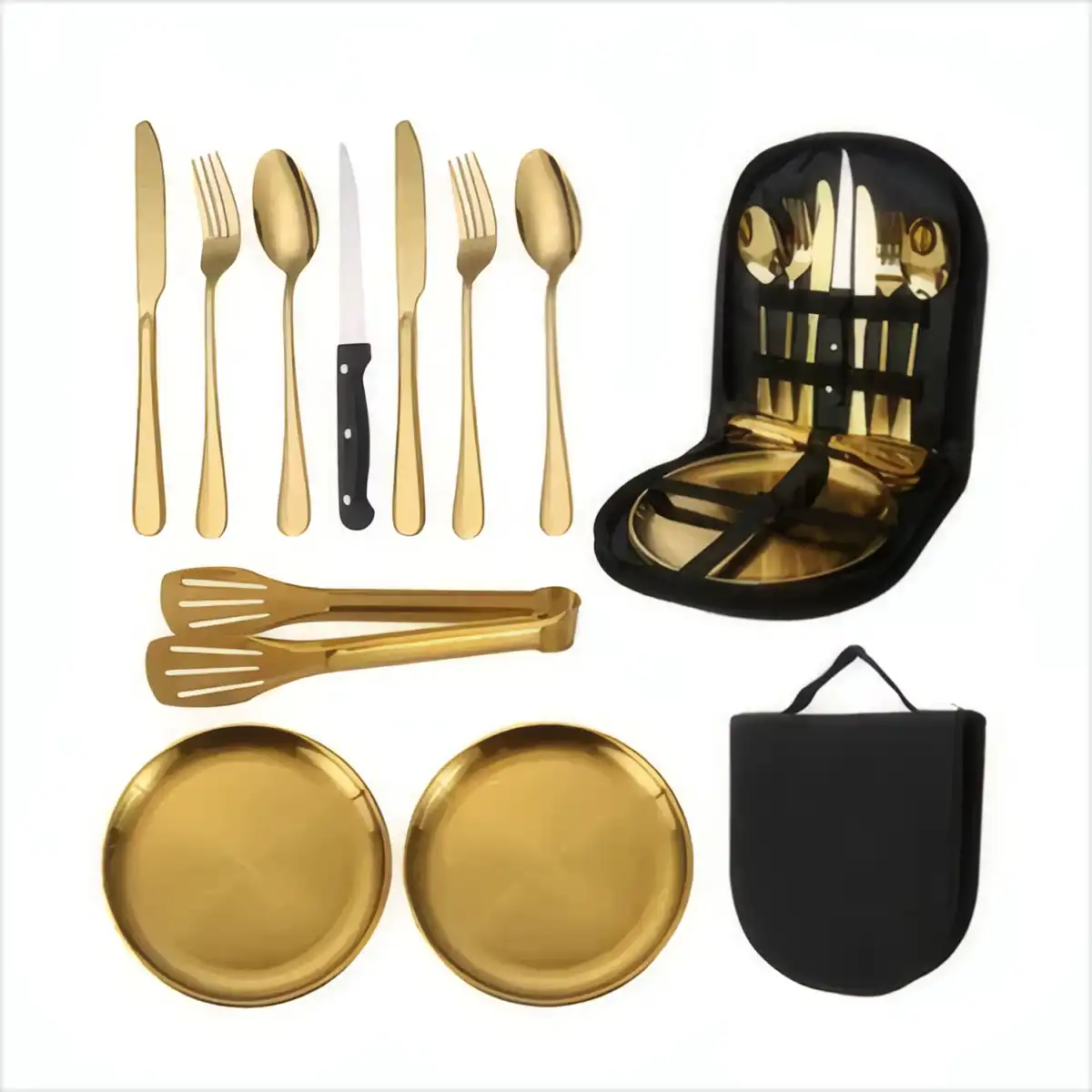 Stainless Steel Travel Cutlery Kit product detail view