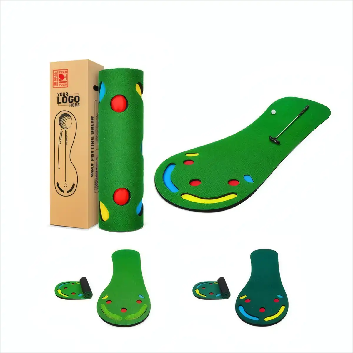Golf Putting Mat Practice Aid
