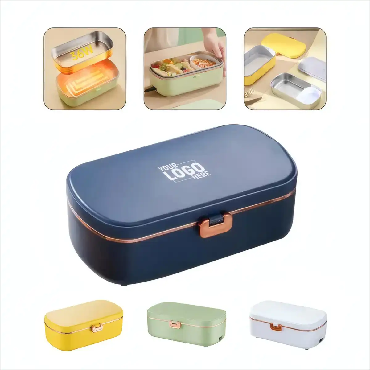 Self Heating Food Warmer Container